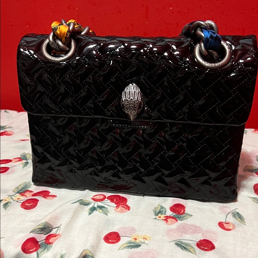 Kurt Geiger Patent Leather Black Kensington